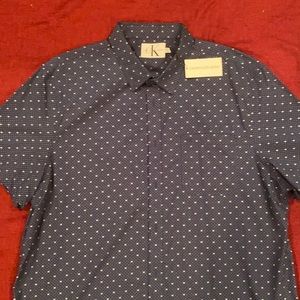 XXL Calvin Klein casual short sleeve button up.